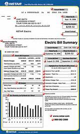 Electricity Bill Template Images