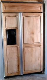 Wood Panel Refrigerator Photos