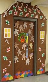 Gingerbread House Office Door Pictures