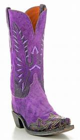 Images of Lucchese Purple Boots