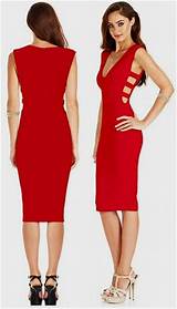 Classy Red Dresses For Cheap Images