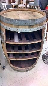 Whole Barrel Wine Rack Photos