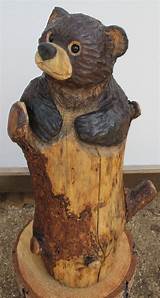 Photos of Wood Carvings Bears