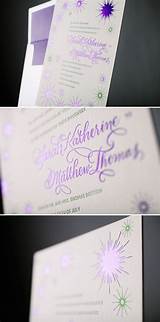 Foil Stamped Wedding Invitations Photos