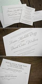 Foil Letterpress Wedding Invitations