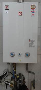Gas Powered Tankless Hot Water Heater Images