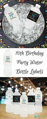 Decorate Water Bottles For Birthday Party Photos