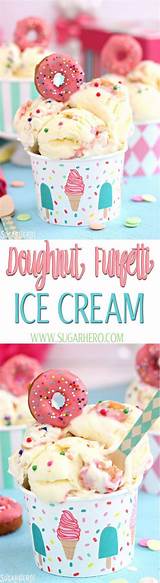 Photos of Doughnut Flavored Ice Cream