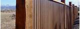 Pictures of Corrugated Metal Panels Fence