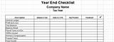 Year End Business Tax Checklist Pictures