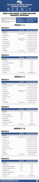 Images of 12 Week Boot Camp Program