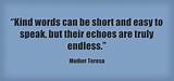 Photos of Mother Teresa Quotes Kindness