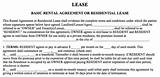 California Residential Lease Agreement Word Doc