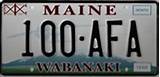 Maine License Plate Numbers Pictures