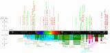 Images of Hydrogen Gas Light Spectrum