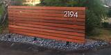 Pictures of Wood Fence Modern