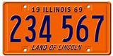 Illinois Green License Plates Photos