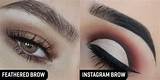 How To Make Eyebrows With Makeup Photos
