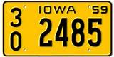 Pictures of Iowa Custom Plates