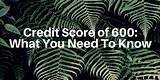 Pictures of What Does A 600 Credit Score Mean