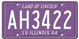 Illinois Green License Plates Images