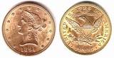 Pictures of 1894 10 Dollar Gold Coin