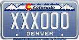 Pictures of Colorado License Plate Choices