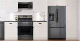 Images of Black Appliances With Stainless Steel Refrigerator