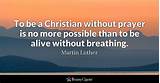 Images of Martin Luther Quote About Prayer