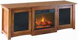 Pictures of Amish Electric Fireplace Entertainment Center