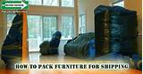 How To Pack Furniture For Moving Photos