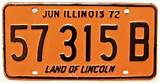 Illinois Government License Plates