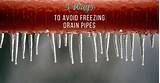 Images of Freezing Drain Pipe