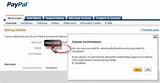 Paypal Recurring Payment Cancel Images