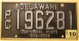 Delaware Centennial Plate