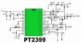 Pictures of Pt2399 Delay Chip