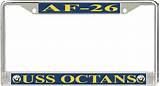 Custom Military License Plate Frames
