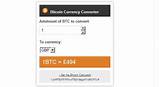 Bitcoin Currency Calculator Pictures