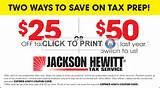 Images of Printable Tax Preparation Coupons