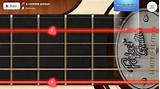 Images of Virtual Guitar Play