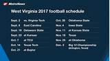 Pictures of Wvu Mountaineers Football Schedule 2017