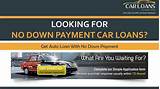 Auto Down Payment Loan
