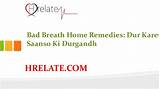 Bad Breath Home Remedies In Hindi Images