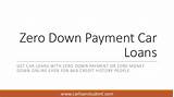 Auto Loans For Bad Credit And No Down Payment Pictures
