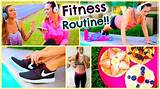 Fitness Routine At Gym Images