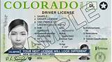 Images of Colorado State Drivers License