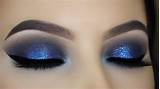 Photos of Dark Blue Smokey Eye Makeup