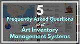 Pictures of Art Inventory Management Software