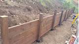 Wood Plank Retaining Wall Pictures