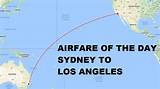Flight Los Angeles To Sydney Australia Photos